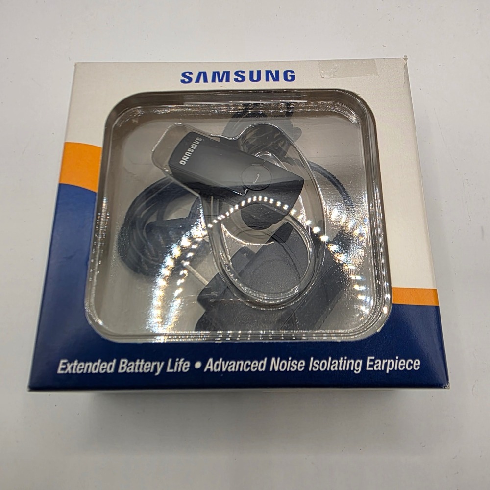 Samsung WEP450 Bluetooth Headset Noise Isolating Wireless Earpiece AWEP450 Black